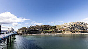 View from end of Llandudno Pier