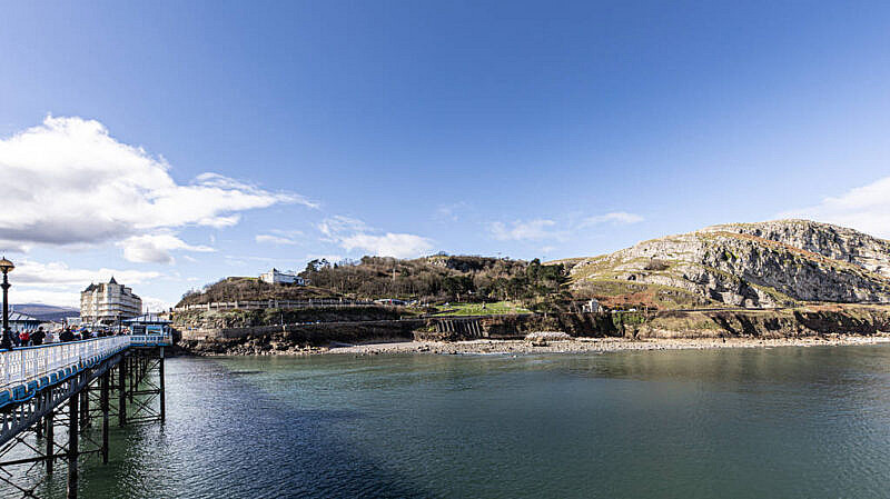Llandudno from the pier