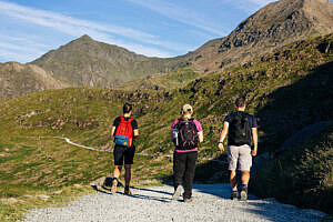Walking up Snowdon